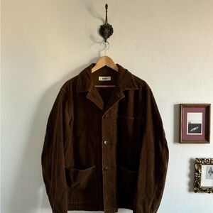 Buck Mason corduroy craftsmen chore jacket